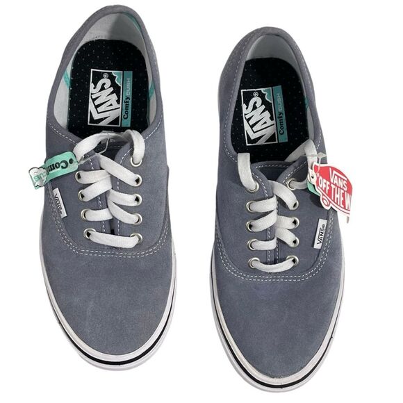 NWT Vans‎ Authentic Comfycush Suede Gray Lace up Size Women’s 8 Men’s 6.5 - Picture 2 of 8